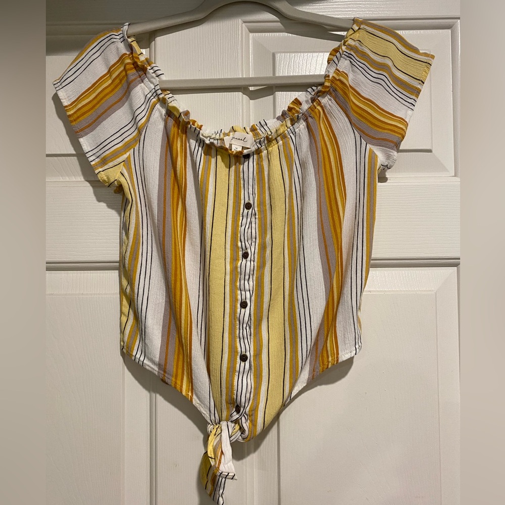 Beceel tie front summer top - medium -